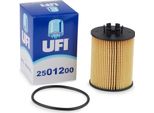Filtro Olio Ufi 25.012.00 Elemento Filtrante Per Opel Corsa D Hatchback (S07) Corsa C Hatchback (X01) Meriva A (X03) Astra H Caravan (A04) Astra G Cc (T98)