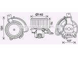Prasco AL8154 - Motore Soffiante Oe 77365145 Per Mito (955)