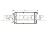 Prasco FT017R001 - Radiatore Oe 46405843, Raffreddamento Motore Per Seicento