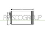 Prasco BM046C001 - Condensatore Aria Condizionata Oe 2282939 Con Essiccatore Per Serie 5 (E60), Serie 6 (E63), Serie 5 (E61), Serie 7 (E65), Serie 6 (E64)