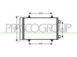 Prasco CI942C002 - Condensatore Aria Condizionata Oe 6455EN Con Essiccatore Per C8 (Ea, Eb), Jumpy (VF7), Scudo, Ulysse, 807 (Eb), Expert (Vf), Expert Tepee (VF3X)
