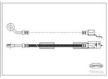 Corteco 19032488 Tubo Freno Anteriore Per Jeep Cherokee (Xj) Grand Cherokee I (Zj, Zg) Wrangler Ii (Tj)