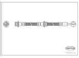 Corteco 19032276 Tubo Freno Posteriore Sinistro Per Nissan Primera (P11) Primera Traveller (WP11)