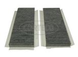 Corteco 80000800 Filtro Aria Abitacolo Filtro Antipolline Per Ssangyong Rexton / Rexton Ii (Gab) Carbone Attivo