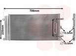 Van Wezel 17005342 - Oe 51758873 Condensatore Aria Condizionata Con Essiccatore Per Doblo