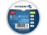 Nastro Isolante HöGert 0,13 Mm X 19 Mm X 20 M, Bianco