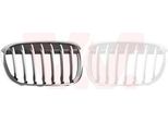 Van Wezel 0684514 Griglia Radiatore Griglia Anteriore Per Bmw X1 (F48) Destra Argento
