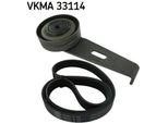 Skf Vkma 33114 Set Di Cinghie Trapezoidali Dentate Adatte Per Peugeot 306 Hatchback (7A, 7C, N3, N5)
