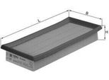 Mahle Lx 689 - Filtro Aria Oe 71736145 Per Punto