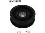 Skf Vkm 38078 Rullo Di Rinvio/Guida, Cinghia Trapezoidale Dentata Oe 2722020119 Compatibile Con Classe C, Slk, Classe Clc, Clk, Cls, Classe E, Classe R, Classe S, Sl, Sprinter, Viano, Vito