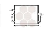 Van Wezel 81005082 Condensatore Climatizzatore Condensatore Climatizzatore Per Ssangyong Kyron Suv