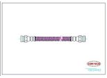 Corteco 19034452 Tubo Freno Posteriore Destro Per Hyundai Getz (Tb)