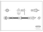 Corteco 19034292 Tubo Freno Anteriore Sinistro Per Toyota Aygo (WNB1, KGB1) Adatto Per Peugeot 107 Hatchback (Pm, Pn) Per CitroËN C1 (Pm, Pn)