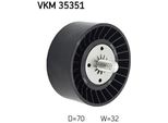 Skf Vkm 35351 - Oe 96868478 Umlenkrolle, Keilrippenriemen FüR Captiva, Cruze (J305), Cruze (J308), Orlando (J309), Antara (L07)