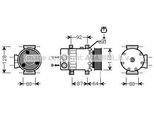 Prasco JEAK047 - Compressore Aria Condizionata Oe 55037205 Per Cherokee (Kj), Cherokee (Kk), Cherokee (Xj)