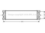 Prasco RTA4359 - Intercooler Oe 2147000QAA Per Movano (X70)