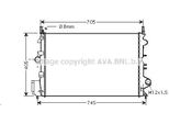 Prasco OLA2462 - Radiatore Oe 51773281, Raffreddamento Motore Per Croma, Signum (Z03), Vectra C (Z02)