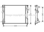 Prasco RTA2303 - Oe 2140000QAS Radiatore, Raffreddamento Motore Per Primastar (X83), Vivaro (J7), Vivaro (F7), Vivaro A (E7), Vivaro A (X83), Trafic Ii (Jl), Trafic Ii (Fl), Trafic Ii (El)