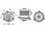 Prasco FD8495 - Motore Soffiatore Oe 1062247 Per Mondeo Iii, Focus (Daw, Dbw), Focus (Dnw), Focus (Dfw)