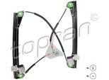 Topran 111 263 - Oe 6Q4 837 461J Regolatore Del Finestrino, Anteriore Sinistro Per Polo (9N)