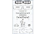 Ajusa 50214200 Set Completo Di Guarnizioni Motore Set Di Guarnizioni Per Hyundai Santa FÉ I (Sm) Coupe (Gk) Trajet (Fo) Sonata Iv (Ef) Trajet Furgone/Monovolume