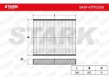 Stark SKIF-0170205 - Filtro Aria Abitacolo Oe 64116809933 Per Serie 5 (F10), Serie 5 Gt (F07), Serie 5 (F11), Serie 6 (F12), Serie 6 (F13), Serie 6 (F06), Serie 7 (F01)