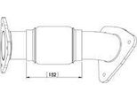 Tubo Di Scarico Dinex Per Iveco Daily V Furgone/Combi 29299
