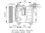 Nrf 32267 - Compressore Aria Condizionata Oe 7700106441 Per Clio Ii
