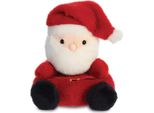 Aurora World Aurora, 99131, Palm Pals Babbo Natale, 13 Cm, Peluche, Rosso E Bianco