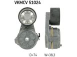 Skf Vkmcv 51024 Tendicinghia Per Cinghie Trapezoidali Scanalate Adatte Per MERCEDES-BENZ Axor