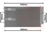 Van Wezel 51005102 - Oe 73210 CA000 Condensatore Aria Condizionata Con Essiccatore Per Gt 86 (ZN6)