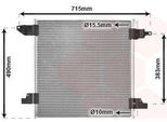 Van Wezel 30005345 - Oe 1638300370 Condensatore Aria Condizionata Per Classe M (W163)