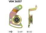 Skf Vkm 36007 - Oe 77 00 858 358 Puleggia Tenditrice, Cinghia Trapezoidale Per Twingo I (C06), Twingo I (S06)