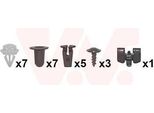 Van Wezel Kit Di Montaggio Parafango 5747796 Anteriore Sinistro Anteriore Destro Per Vw Tiguan (AD1)