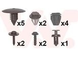 Van Wezel 4371796 - Oe 600380447R Kit Di Montaggio, Parafango Per Twingo Ii (CN0)