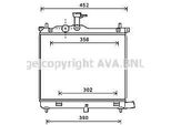 Prasco HY2290 - Oe 253100X100 Radiatore, Raffreddamento Motore Per I10 (Pa), I10 (Ba, Ia)
