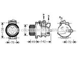 Prasco AI2205 - Oe 8E0121251AR Radiatore, Raffreddamento Motore Per A4 (8E), A4 (8H), A6 (4A), A6 (4B)