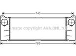 Prasco MSA4473 - Intercooler Oe 6395010801 Per Viano (W639), Vito (W639)