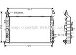 Prasco OLA2431 - Oe 1300413 Radiatore, Raffreddamento Motore Per Meriva (X03)