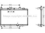 Prasco TO2318 - Oe 164000N011 Radiatore, Raffreddamento Motore Per Yaris (P1), Yaris Verso (P2)