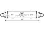 Prasco MSA4593 - Intercooler Oe 2045000200 Per Classe C (W204), Cls (C218), Cls (X218), Classe C (C204), Classe C (S204), Classe E (W212), Classe E (A207), Classe E (C207), Classe E (S212), Classe Glk (X204), Slk (R172)