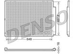 Denso DCN51001 - Oe 884600E010 Condensatore Aria Condizionata Con Essiccatore Per Rx (U3)