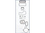 Ajusa 50012200 Set Completo Di Guarnizioni Motore Set Di Guarnizioni Adatto Per Peugeot 205 I (741A/C) 104 104 Coupé Per CitroËN Lna Hatchback Per Talbot Samba (51A)