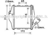 Prasco MCA4016 - Intercooler Oe 4515010201 Per Fortwo Cabrio (451), Fortwo (451)