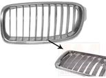 Van Wezel 0670513 Griglia Radiatore Griglia Anteriore Per Bmw 3 Touring (F31) Sinistra Cromo/Nero Cromo