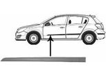 Van Wezel 3745423 - Oe 0172640 Modanatura Anteriore Sinistra Per Astra (A04), Astra H