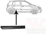 Van Wezel 8252426 - Oe 877321C500CA Modanatura Posteriore Destra Per Getz (Tb)