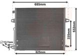 Van Wezel 30015706 Condensatore Climatizzatore Condensatore Climatizzatore Adatto Per MERCEDES-BENZ Classe M (W164) + Essiccatore