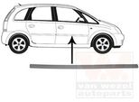 Van Wezel 3781424 - Oe 13113507 Striscia Di Rivestimento, Anteriore Destra Per Meriva (X03)