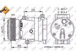 Nrf 32231 - Compressore Aria Condizionata Oe 7711134455 Per Laguna Ii